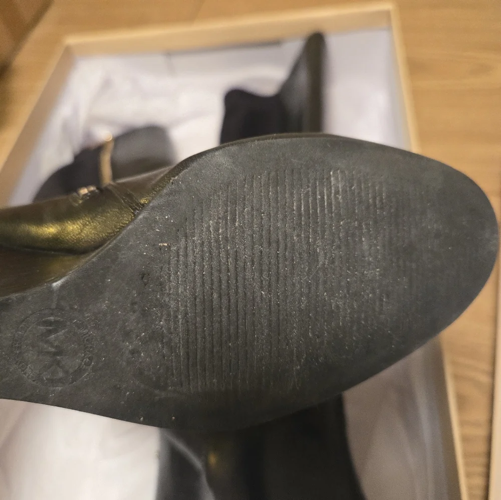 michael kors bromley wedge boots - Picture 9 of 12